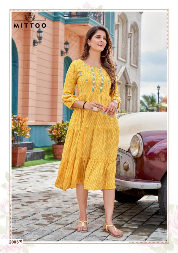 Mittoo Chaahat Designer Long Kurti Collection